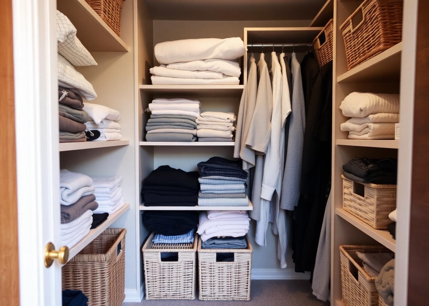 Beautifully organized closet
